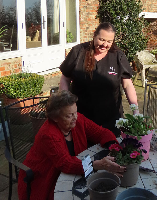 Home carer providing companionship and support in Easingwold Home carer providing companionship and support in Easingwold